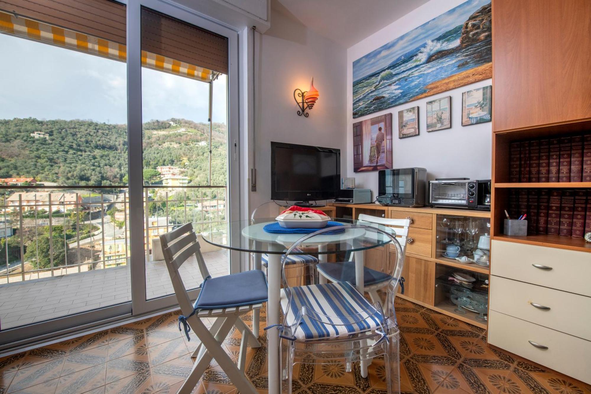 239 - Casa Del Sole Vista Mare Moneglia - 5Minuti A Piedi Dal Mare - Parcheggio Privato Exterior foto
