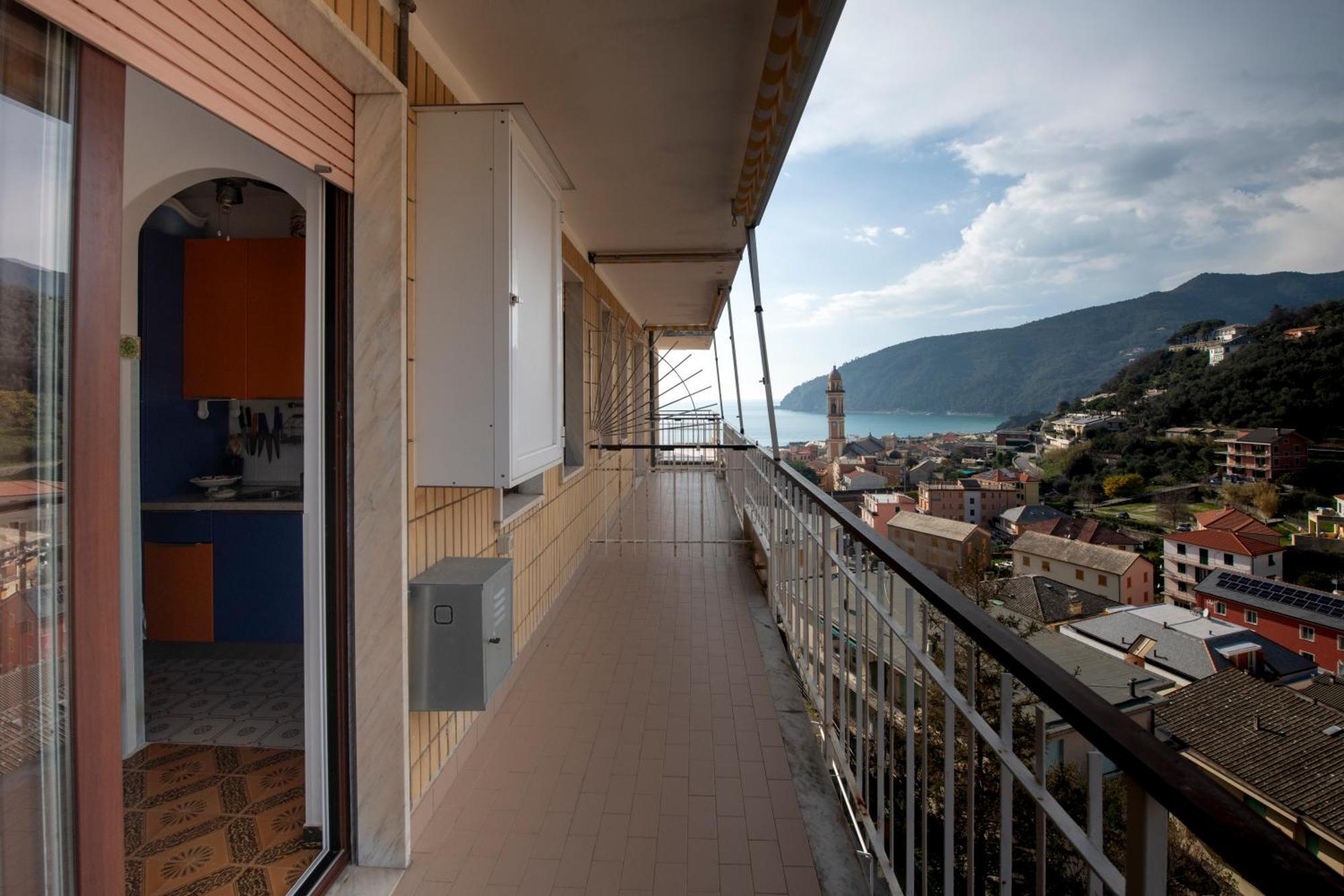 239 - Casa Del Sole Vista Mare Moneglia - 5Minuti A Piedi Dal Mare - Parcheggio Privato Exterior foto